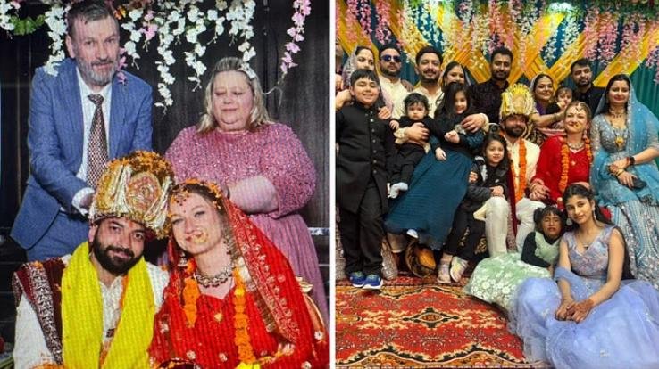 Nedley Arrives in Himachal from London, Ties the Knot with Pradeep Sharma in a Traditional Hindu Ceremony