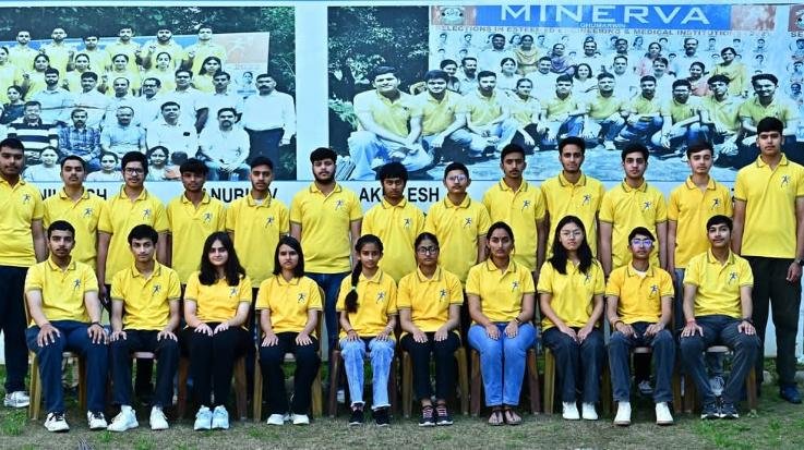 Minerva Study Circle Ghumarwin made its mark in JEE Mains exam results
