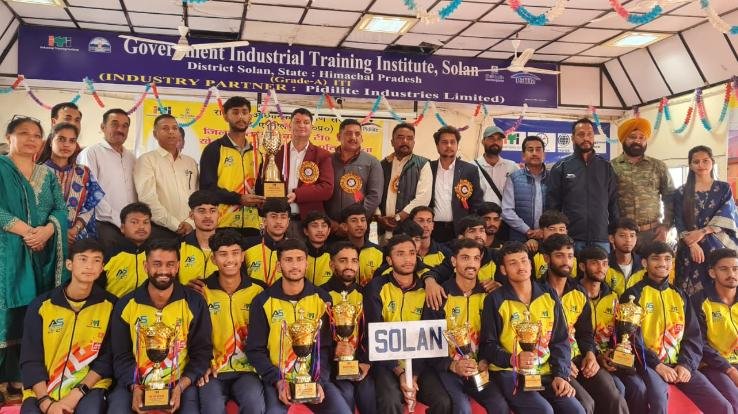 Solan: District level Industrial Training Institute sports and athletic competition concluded