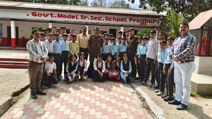 Paragpur: NCC cadets recruited for the new session at Government Boys Senior Secondary School, Pragpur