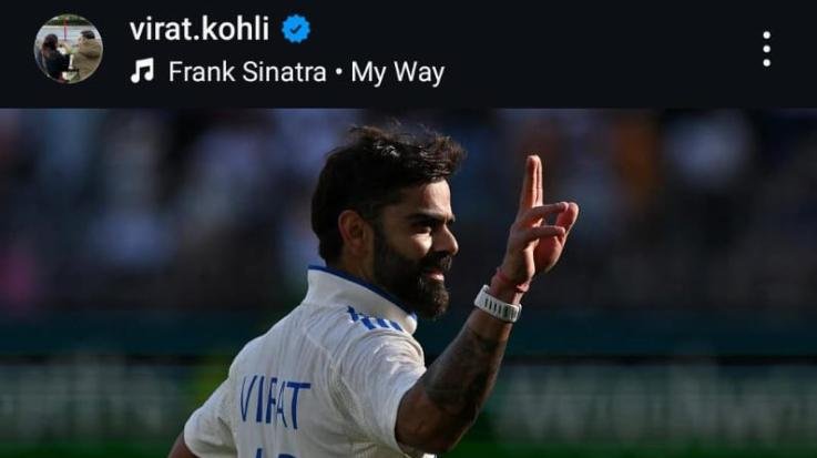 Virat Kohli retires from Test cricket, posted the information on Instagram...