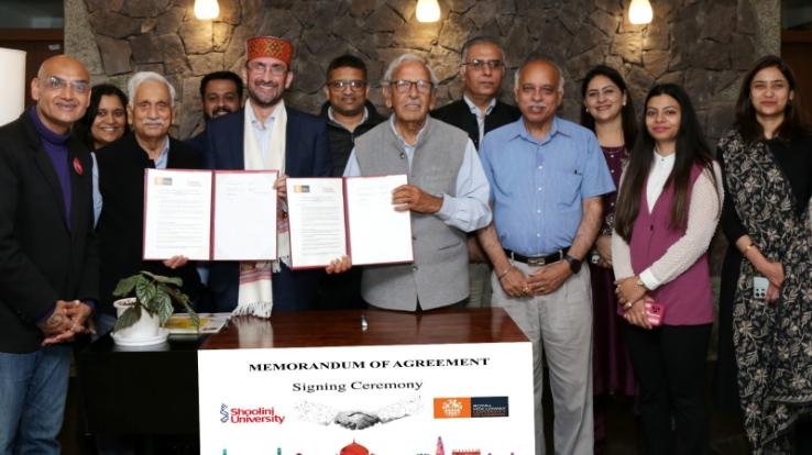  Shoolini University signs Global Master Agreement with Royal Holloway UK