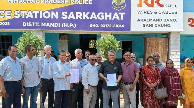 Mandi-: FIR- lodged -against- NH -construction -company- Gawar- in- Sarkaghat -police -station