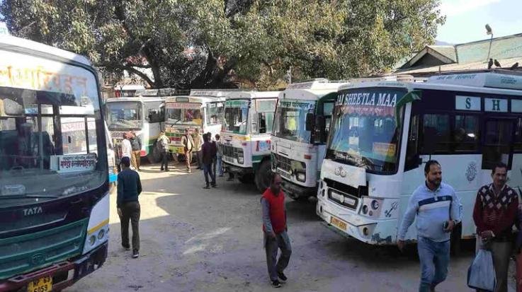 Ban on passing of private buses in Himachal, permission will be given only after depositing SRT