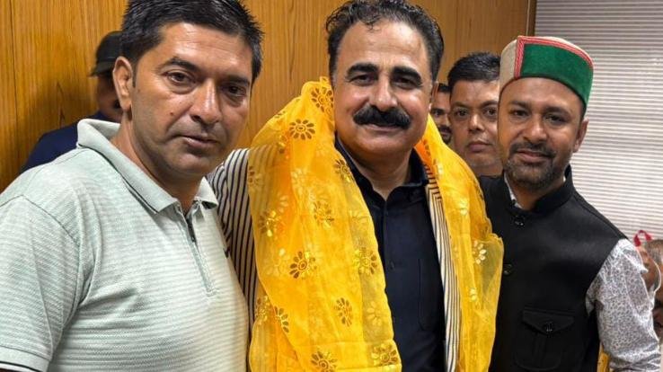  The officials of Panchayati Raj Organization Dehra met Education Board Chairman Dr. Rajesh Sharma