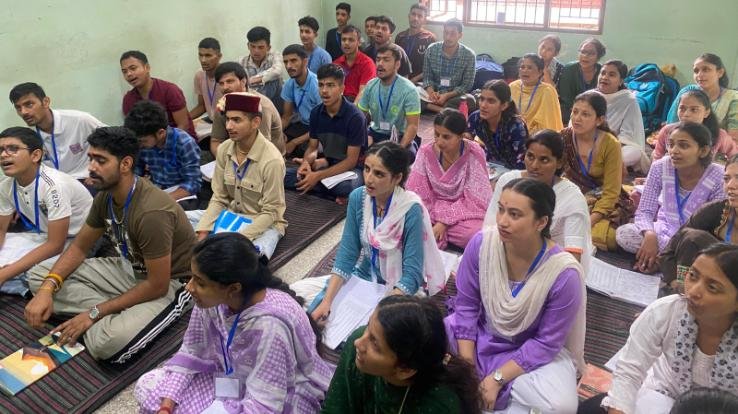Dehra: Third day of All India Sanskrit Training Camp concluded with enthusiasm