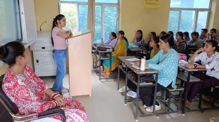 Awareness program on scrub typhus, hepatitis and TB organized at Government College Majhin