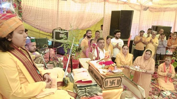 Kunihar: Krishna Prakat Utsav celebrated in Shrimad Bhagwat Katha Purana