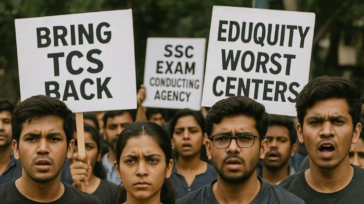  FIR against SSC protestors, 40 protesters detained, section 163 applied