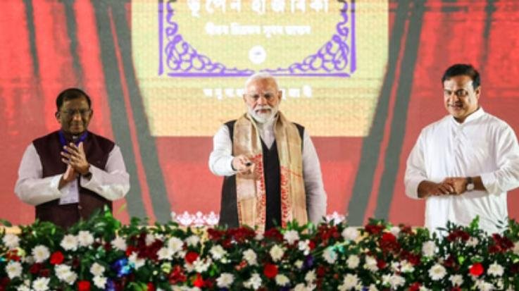 PM Narendra Modi inaugurates development projects worth Rs 6,300 crore in Assam