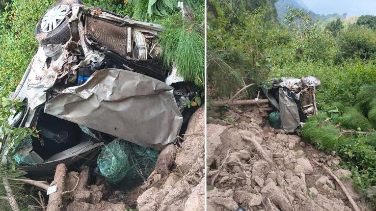 Sirmaur-2-dead-on-the-spot-3-critical-after-wedding-party-car-falls-into-ditch