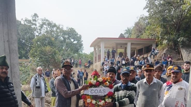 मझीन में 46 वर्षीय पूर्व सैनिक अश्वनी कुमार का हार्टअटैक से निधन