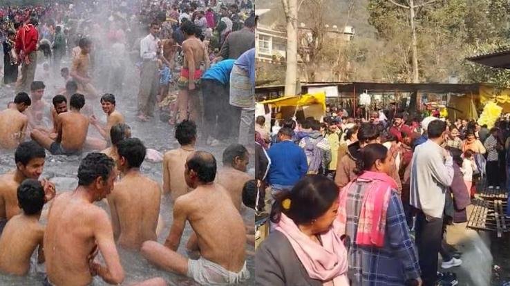 Mandi_Devotees_gathered_for_holy_bath_in_Tattapanani_took_a dip_of_faith