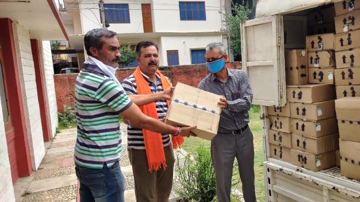 कोरोना वारियर्स के लिए सेनेटाइजर की नहीं रहेगी कमी