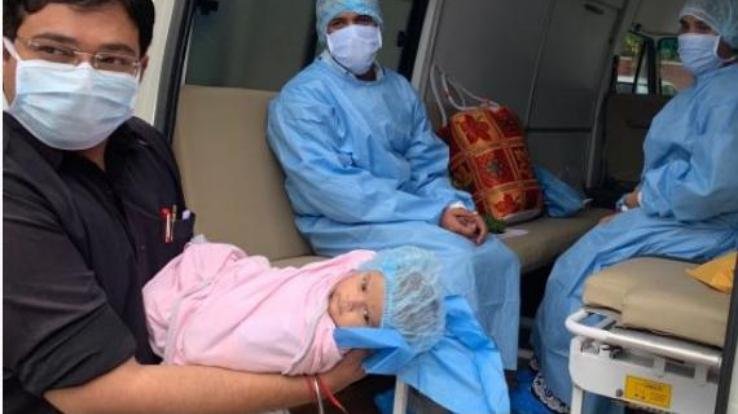 2 माह की बच्ची ने कोरोना वायरस को दी मात