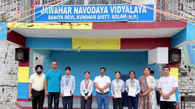 Four Archers from JNV Solan Selected for National Competition  All four won medals at the State Archery Open Trials and will showcase their skills in Shillong.