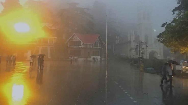 Severe weather in Himachal; alerts issued for rain, storms, and lightning.