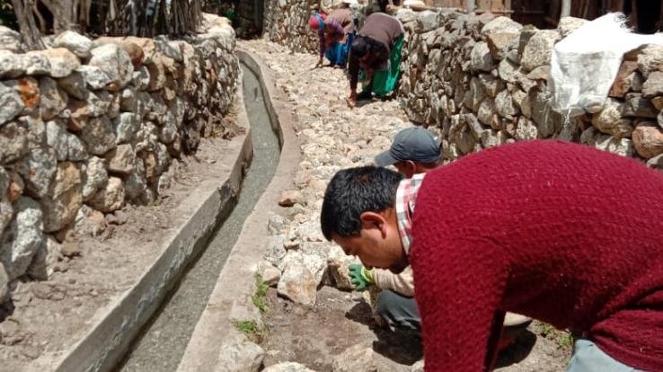 किन्नौर के जनजातीय लोगों का सहारा बनी मनरेगा 