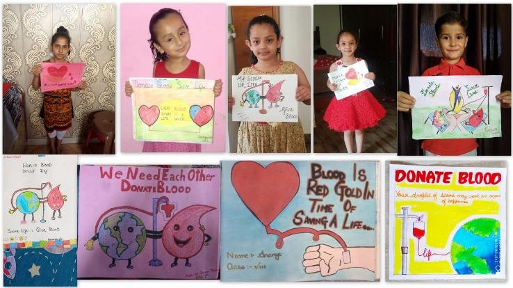 डगशाई स्कूल द्वारा रक्तदान दिवस पर सफल प्रयास