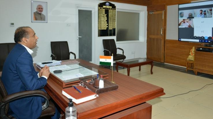 मुख्यमंत्री ने भाजपा मण्डल जसवां परागपुर की वर्चुअल रैली को किया सम्बोधित