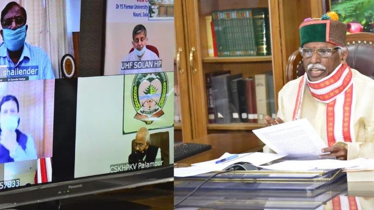 राज्यपाल ने विश्वविद्यालय उप-कुलपतियों से की बातचीत