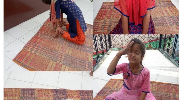 वरिष्ठ माध्यमिक विद्यालय सरयांज में हिंदी निबंध प्रतियोगिता कर मनाया गया योग दिवस 