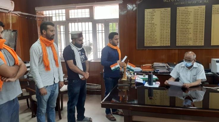 बिलासपुर के एक युवा अंशुल शर्मा की मौत को लेकर सदर भाजयुमो उग्र