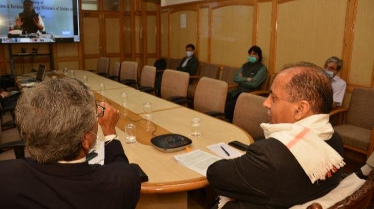 मुख्यमंत्री ने केन्द्रीय ऊर्जा मंत्री से 540 करोड़ रुपये के ऋण तथा 350 करोड़ रुपये अनुदान प्रदान करने का किया आग्रह