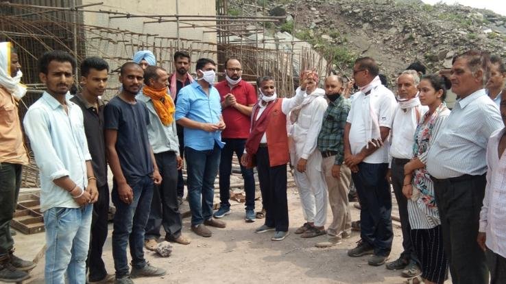 विधायक जीत राम कटवाल ने बबखाल पुल के निर्माण कार्यों का किया निरीक्षण  