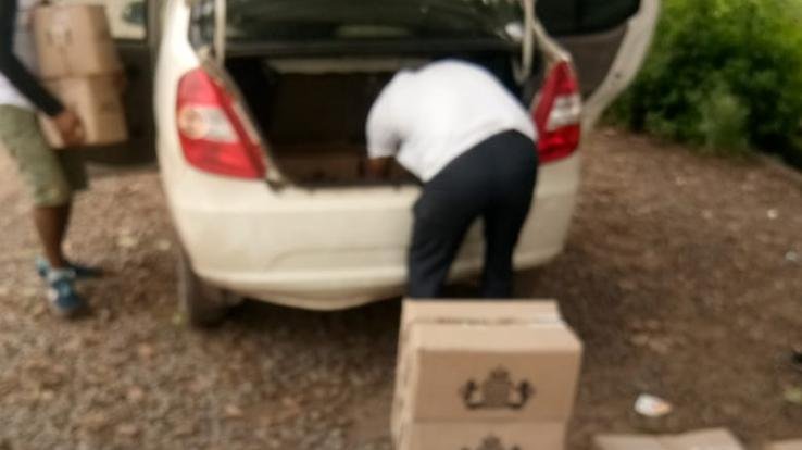 पुलिस ने जब्त की 29 पेटी शराब 