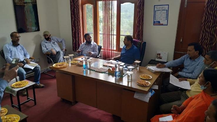 दुधारू पशु सुधार कार्यक्रम के अन्तर्गत गठित समिति की बैठक आयोजित