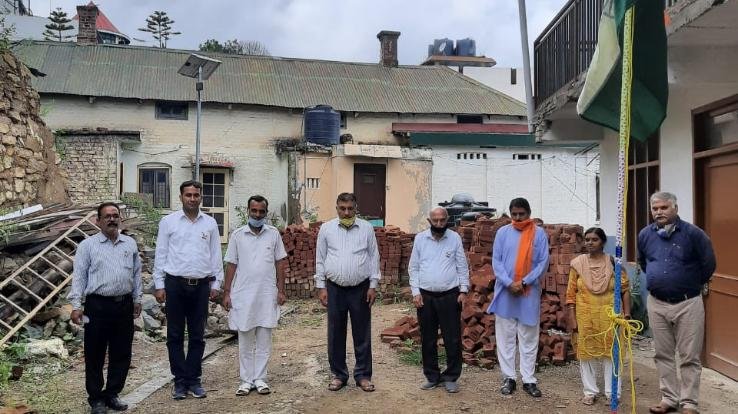 स्वतंत्रता दिवस पर भारत माता पूजन कार्यक्रम किया आयोजित 