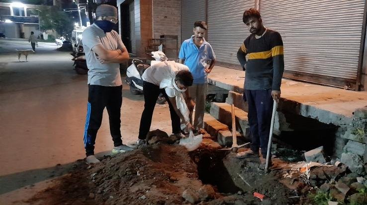 बिलासपुर शहर के वार्ड नंबर आठ में मची पानी की त्राहि त्राहि