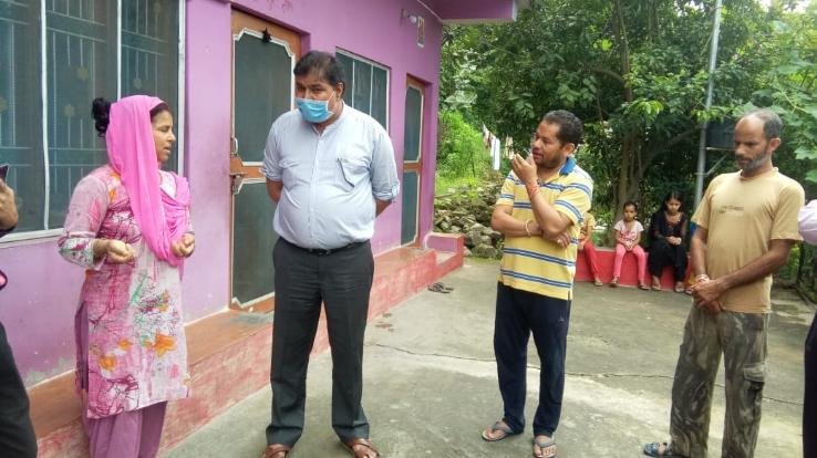  पांच महीनों बाद बिमला को मिली छत 