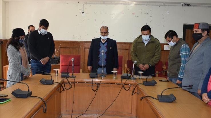 Two minute silence on the occasion of Martyr's Day