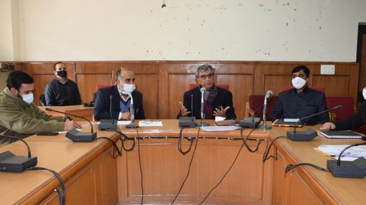 Additional Chief Secretary Ram Subhag Singh reviewed various schemes