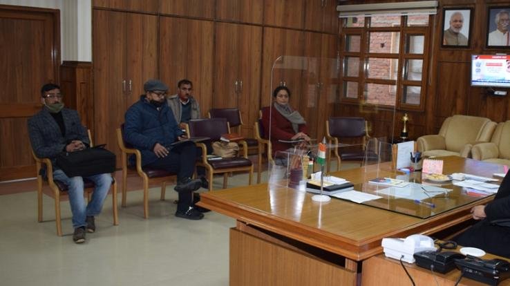 एकीकृत बागवानी विकास मिशन की समीक्षा बैठक आयोजित