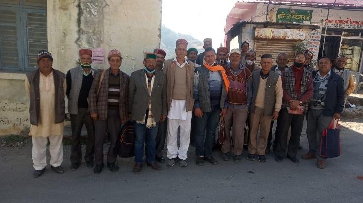 हिमाचल प्रदेश विद्युत परिषद सेवानिवृत्त वेलफेयर एसोसिएशन दाड़लाघाट एवं नम्होल यूनिट की बैठक आयोजित 