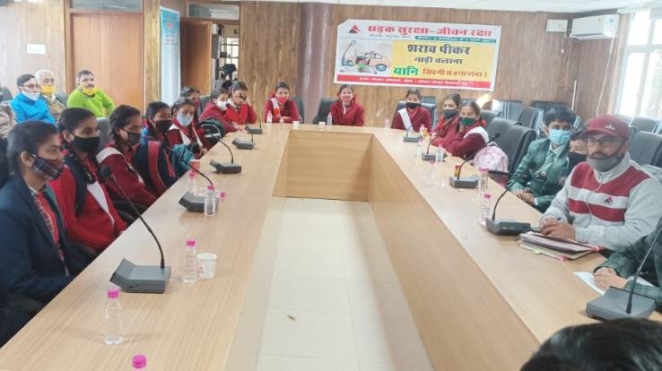  Competition organized in RTO office under Road Safety Month