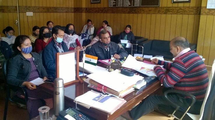 Organized Block Level Monitoring and Review Committee meeting of Integrated Child Development Scheme