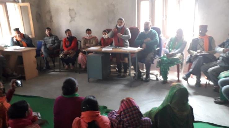 कुनिहार विकास खंड दानोघाट पंचायत में  विशेष ग्राम सभा आयोजित 