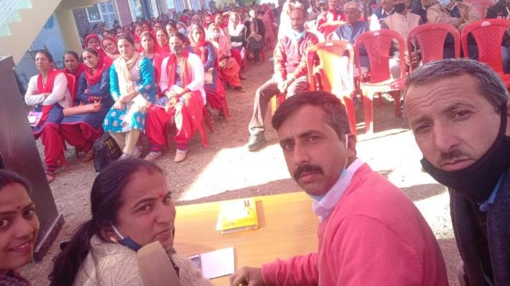 ग्राम पंचायत घनागुघाट में ग्राम सभा का आयोजन