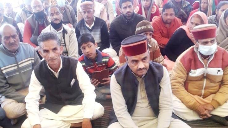 Kunihar: Shiva Mahapuran Katha held at Durgamata temple concludes