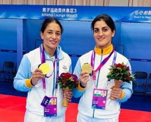 Dharamshala: Two daughters of Center of Excellence Dharamshala brought fame to the country in China. 123