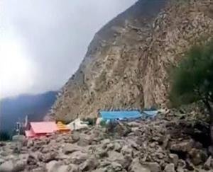 Cloudburst at three places in Lahaul valley, roads closed, debris in fields