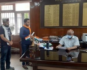 बिलासपुर के एक युवा अंशुल शर्मा की मौत को लेकर सदर भाजयुमो उग्र