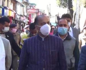 CM-jairam-thakur-surprise-visits-shimla-mall-road
