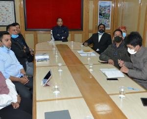 Presentation with the NITI Aayog to the Chief Minister