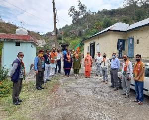 darlaghat trinamool Congress bjp protest