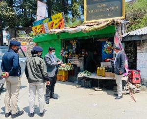  नई बंदिशों की अनुपालना की निगरानी कर उपायुक्त शिमला ने स्थिति का लिया जायजा
